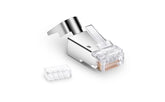 Cat7 Ftp Rj45 Modular Plugs 2 Piece Connectors 1 P